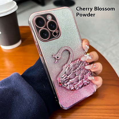 Gradient Swan Sparkle Case