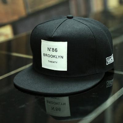 Elegant Brooklyn Barber Shop Theme Black Unisex Snapback Hat