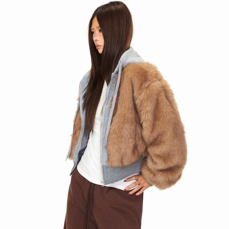 Irregular Style Casual Thick Warm Hooded Winter Coat For Women