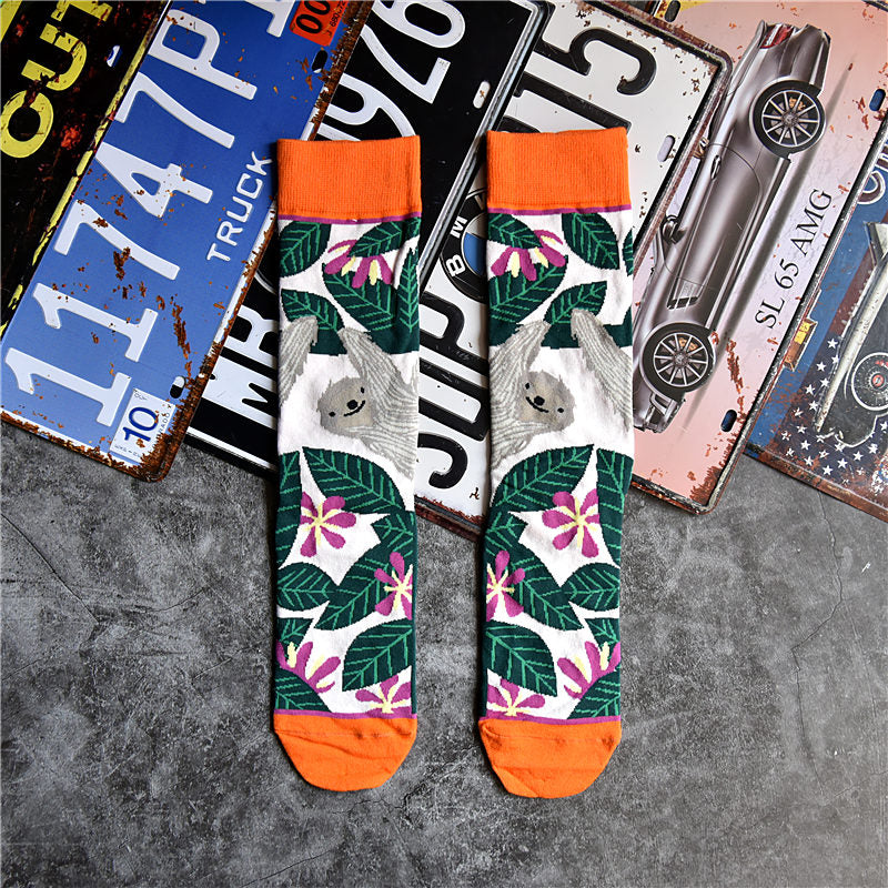 Cactus Cozy Crew Socks
