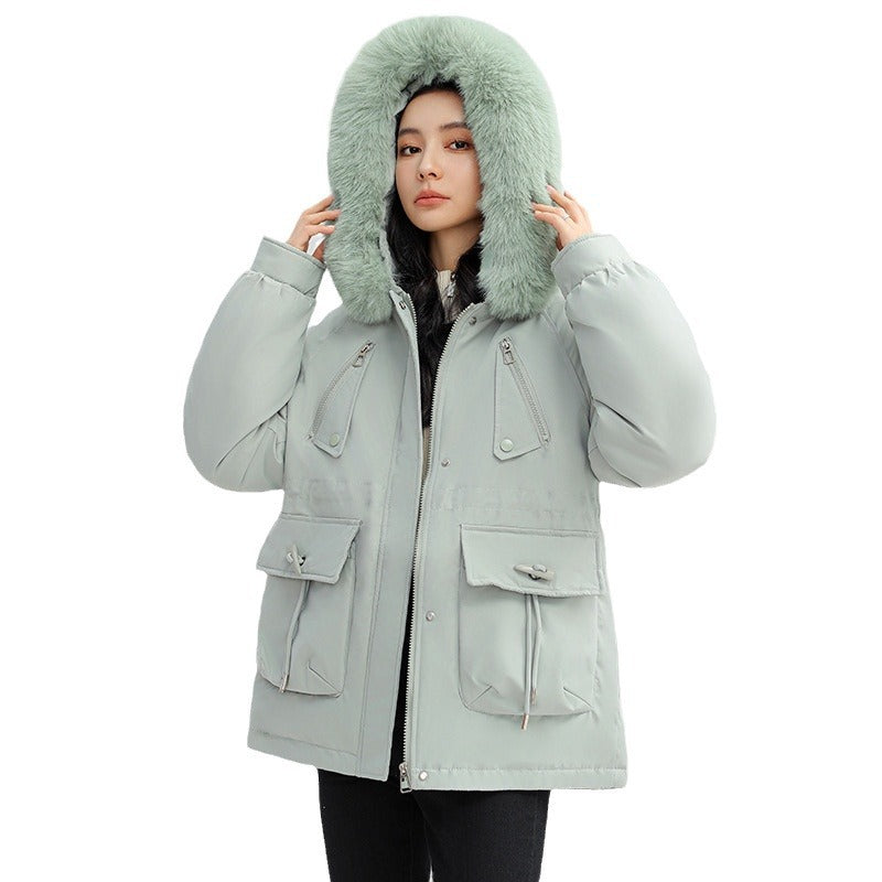 Thick Puffy Hooded Parka