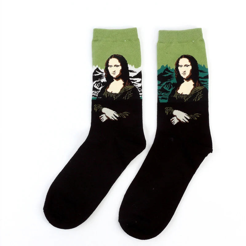 🎁 Art Print Cotton Socks (100% off)