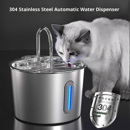 Hanging Stainless Steel Pet Water Dispenser Bottle