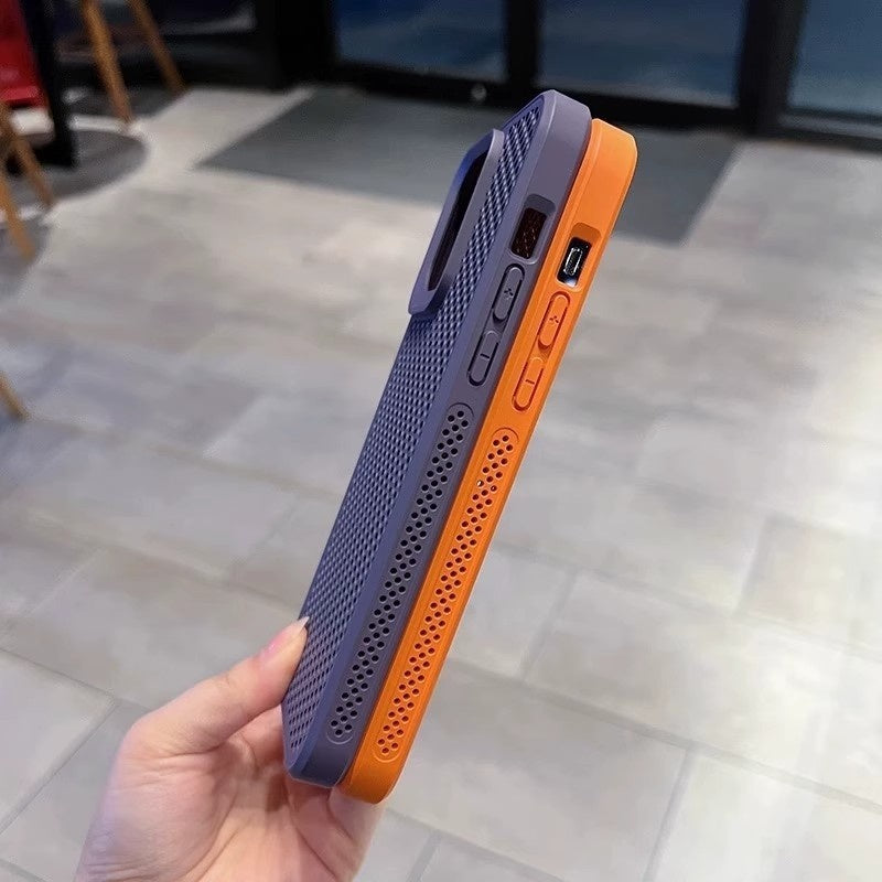 Mesh Heat Dissipation iPhone Phone Cases