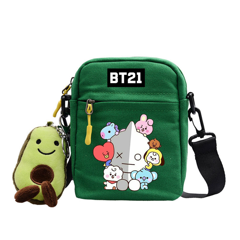 Cartoon Printed Messenger Bag For Outdoor Adventures