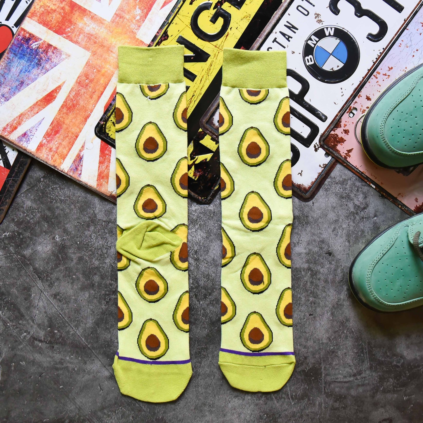 Cactus Cozy Crew Socks