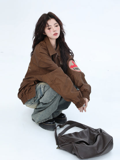 Womens Genuine Leather Furry Natural Touch Coats