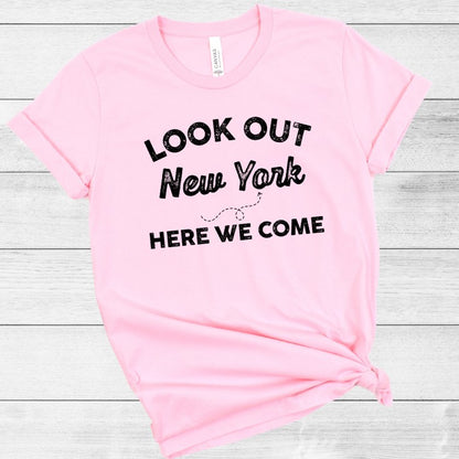 Womens New York Letter Printed T-Shirts