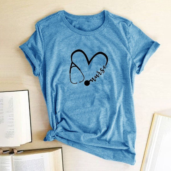 Womens Cowgirl At Heart Print T-Shirt