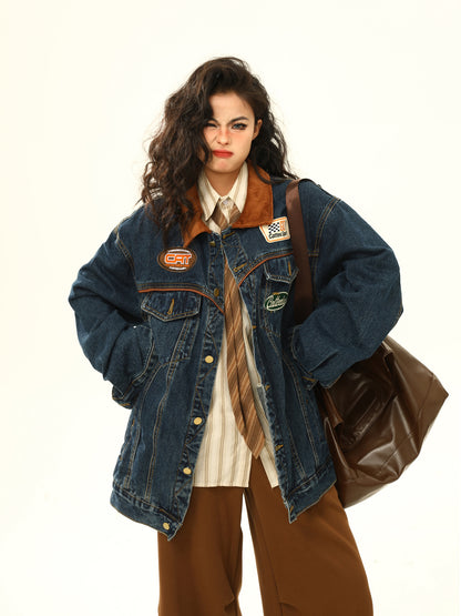Womens Classic Vintage Denim Jacket