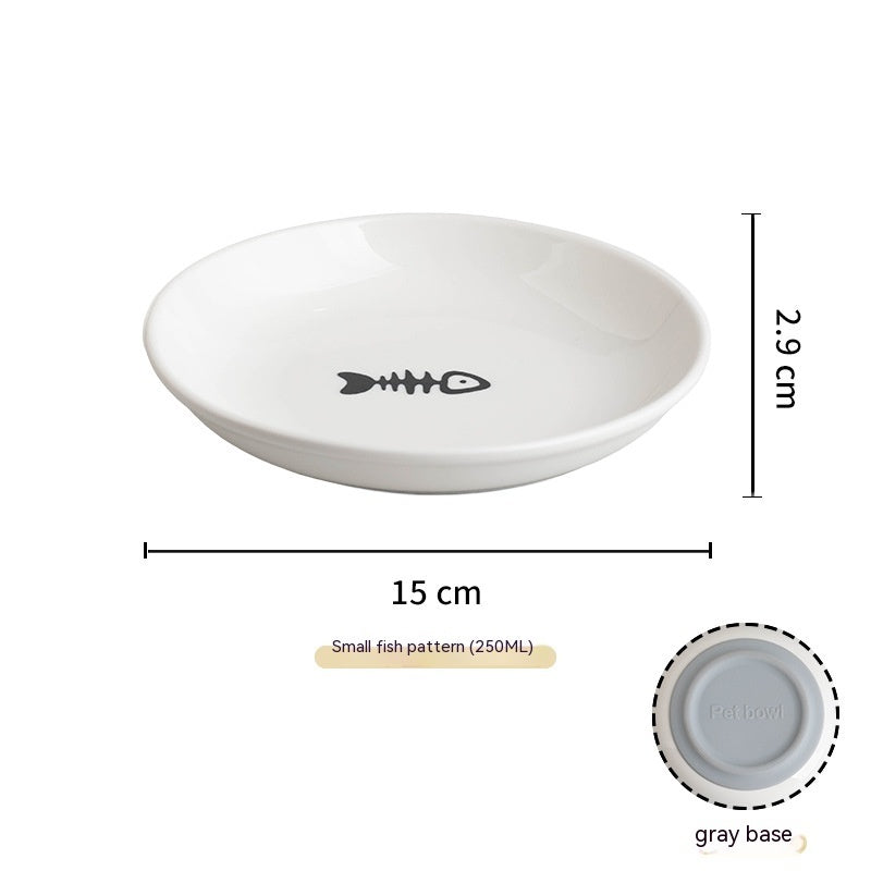 Cats Non Slip Healthy Ceramic Bowls