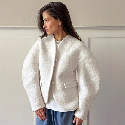 Citycharm Woolen Elegance Coat