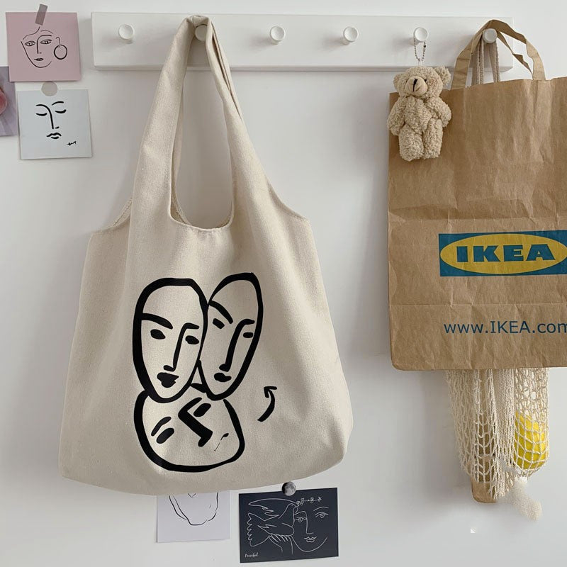 Eco Large Capacity Pogue Life Canvas Shoulder Bag