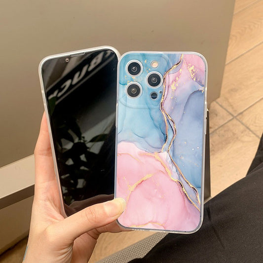 Crystal Crack Marble Phone Cases