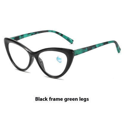 Womens Transparent Lens Cat Eye Reading Glasses