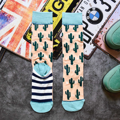 Cactus Cozy Crew Socks