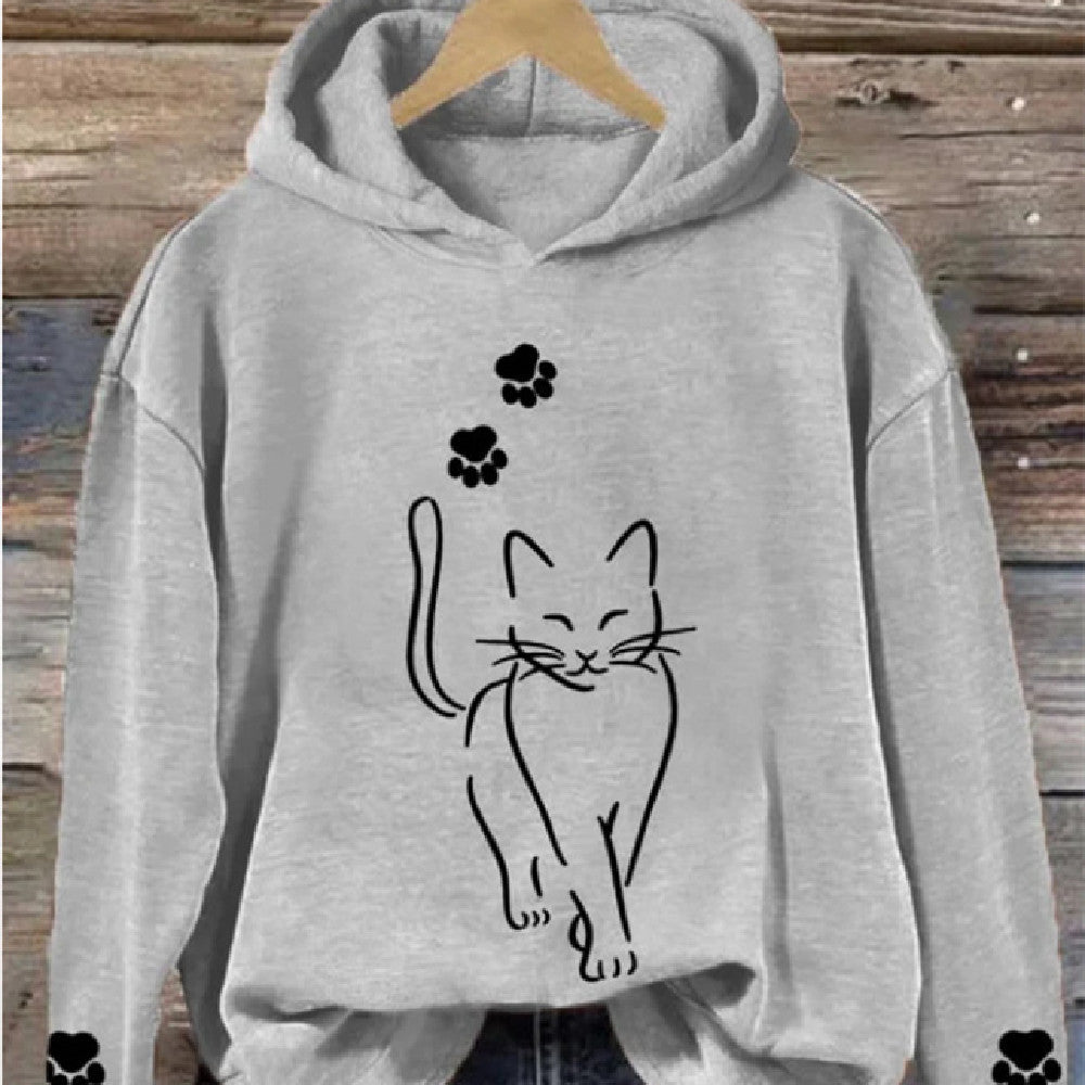 Womens New Meow Sweatshirts