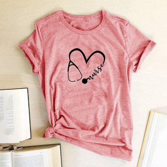 Womens Cowgirl At Heart Print T-Shirt