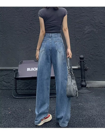 Casual Spring Summer Plus Size Cotton Jean For Women