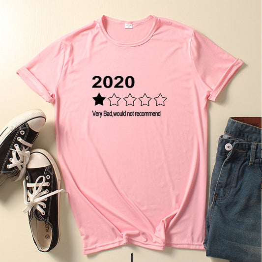 Womens Graphic Letter Print Tops