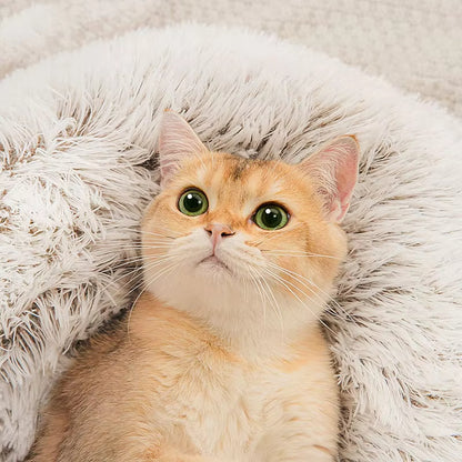Super Soft Long Round Cat Bed