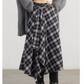 Frosted Plaid Elegance Skirt