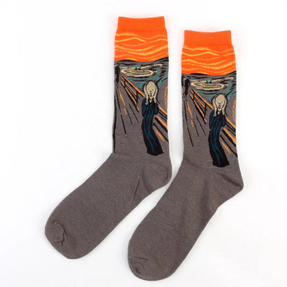 🎁 Art Print Cotton Socks (100% off)