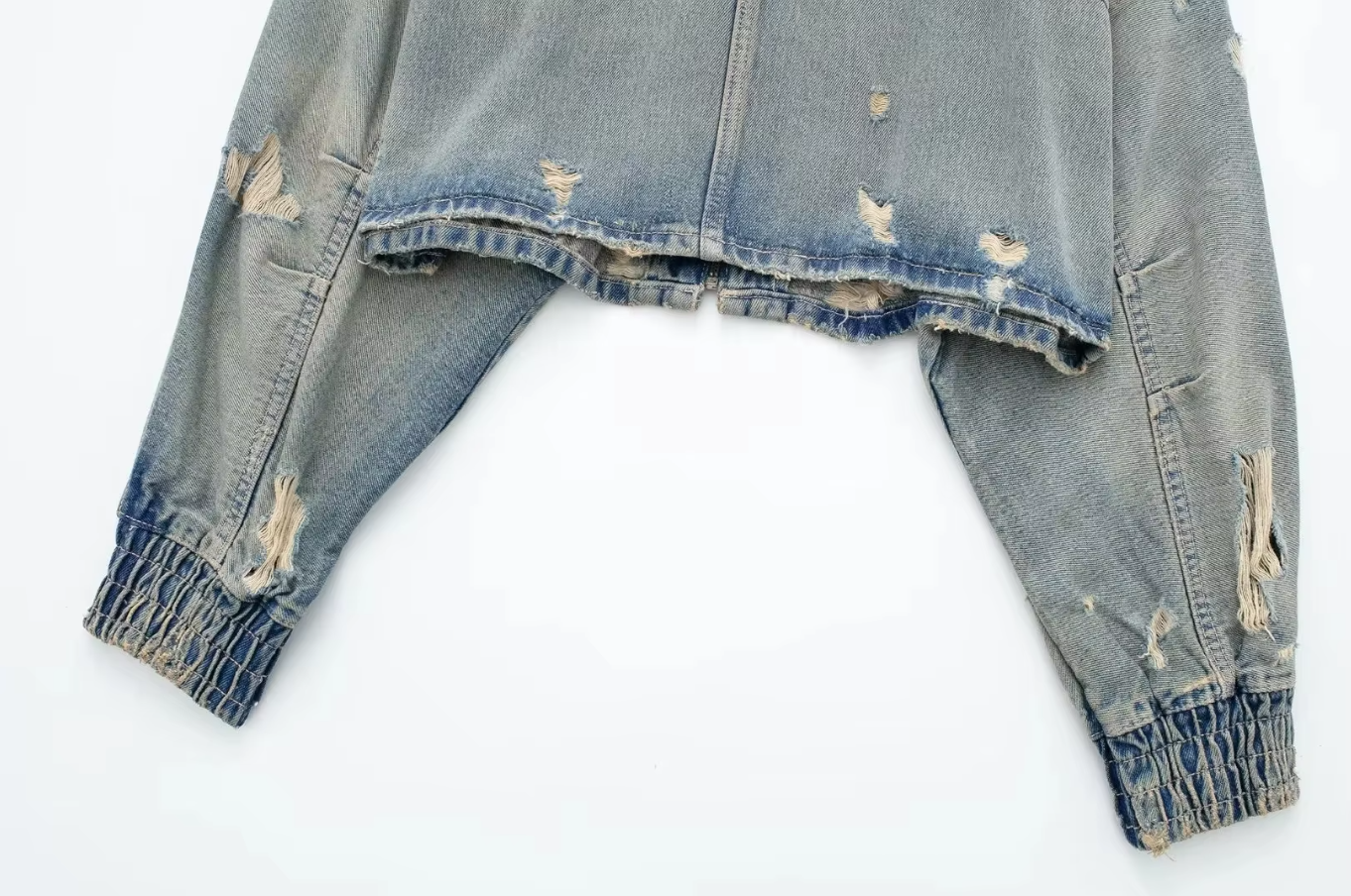 Urban Edge Distressed Denim Jacket