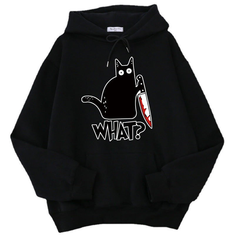 Women Angry Kittens Cat Hoodies