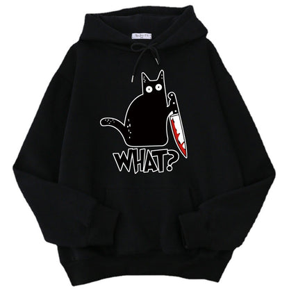 Women Angry Kittens Cat Hoodies