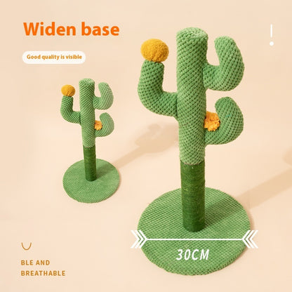 Adorable Cactus Cat Toy With Multiple Levels