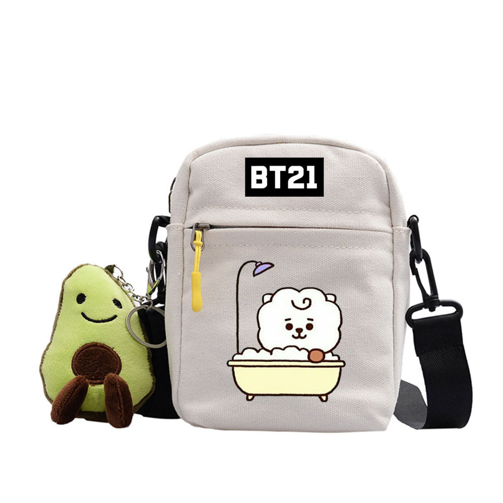 Cartoon Printed Messenger Bag For Outdoor Adventures