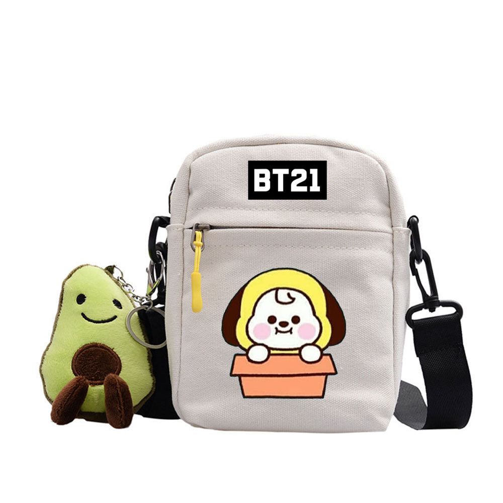Cartoon Printed Messenger Bag For Outdoor Adventures