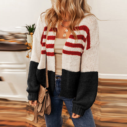 Chicharmony Color Contrast Cardigan