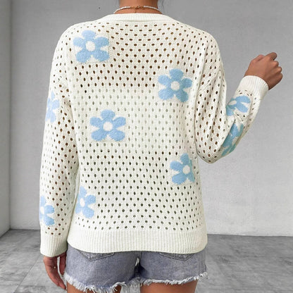 Womens Elegant Knitted Cardigan Sweaters