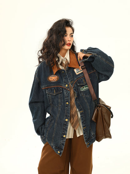 Womens Classic Vintage Denim Jacket