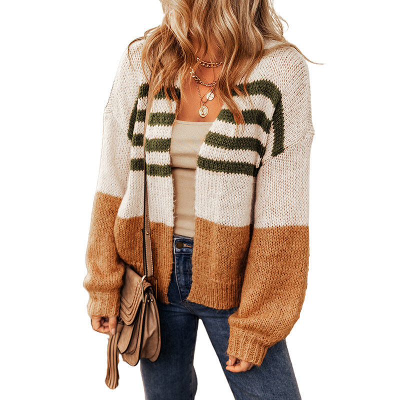 Chicharmony Color Contrast Cardigan
