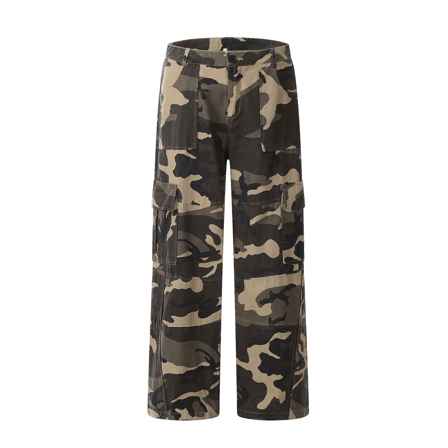 Womens Cute Print Cargo Pants