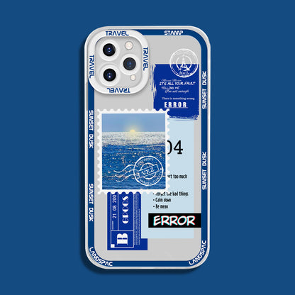 Soft Back Cover With Landscape Stamp Label