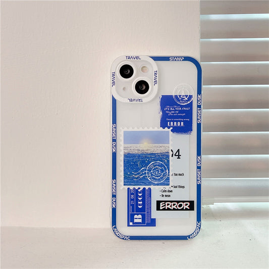 Soft Back Cover With Landscape Stamp Label