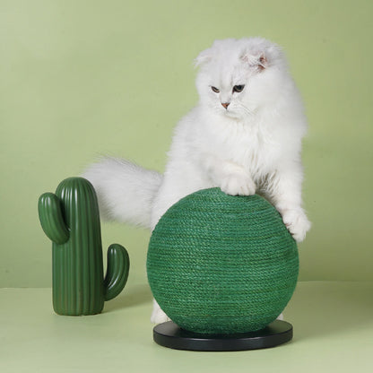 Cat Toy Interactive Rope Ball Scratch Paws