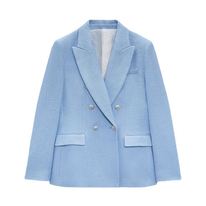 Womens Exclusive Styles Double Breasted Blazer Jackets