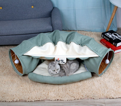 Cats Removable Bed Tunnel Toys