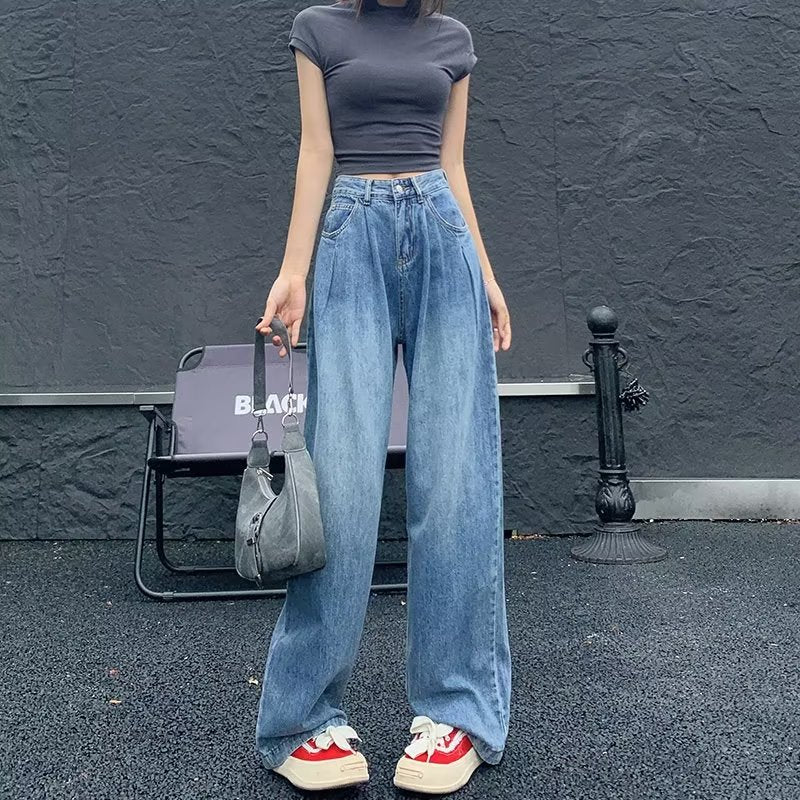 Casual Spring Summer Plus Size Cotton Jean For Women