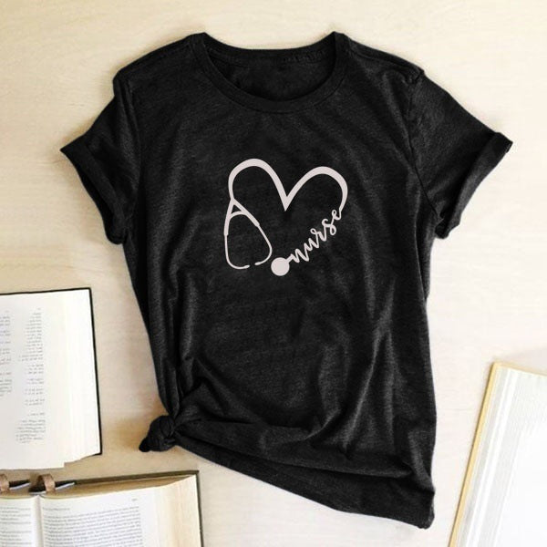 Womens Cowgirl At Heart Print T-Shirt