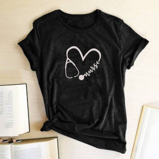 Womens Cowgirl At Heart Print T-Shirt