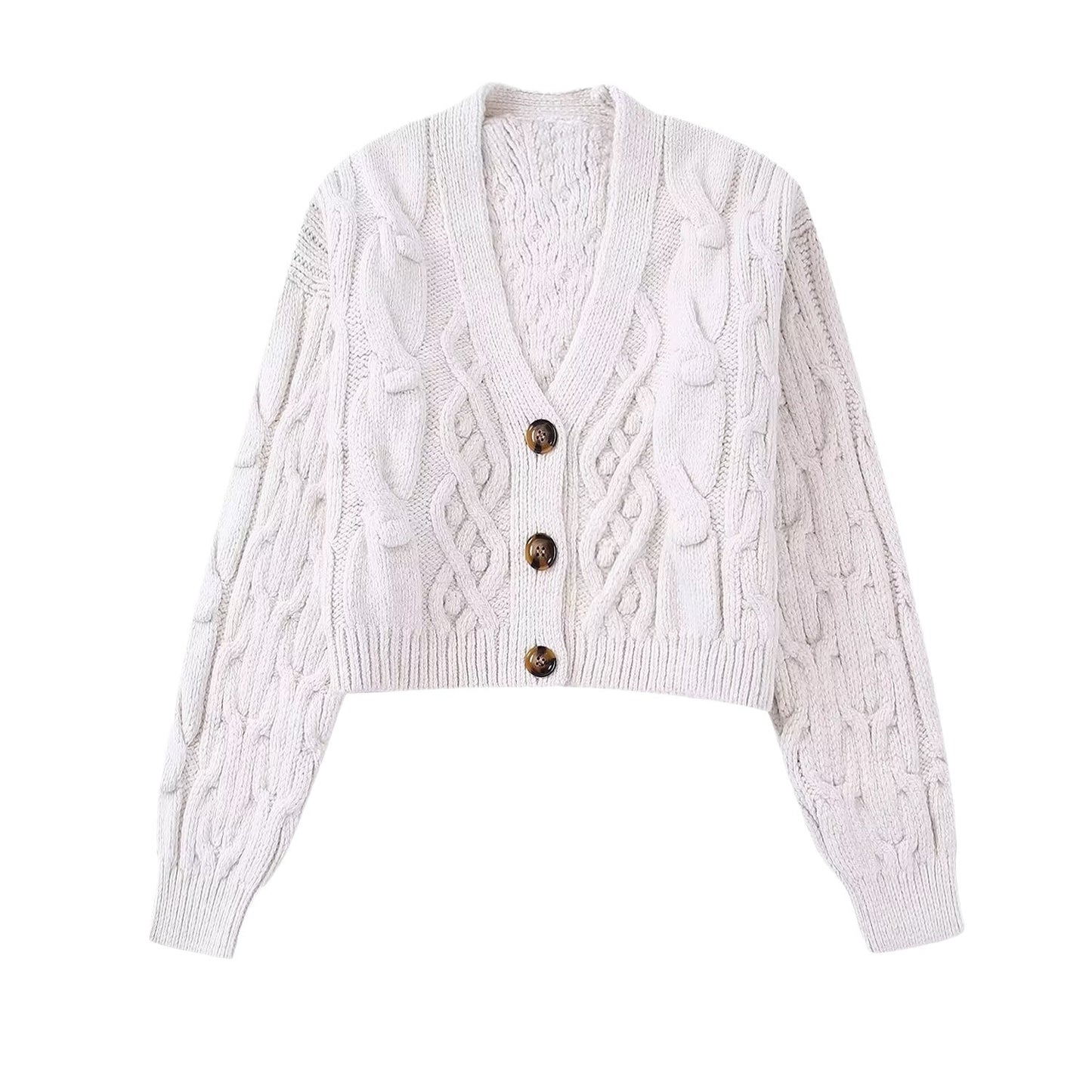 Street Chic Cropped Cardigan Coat
