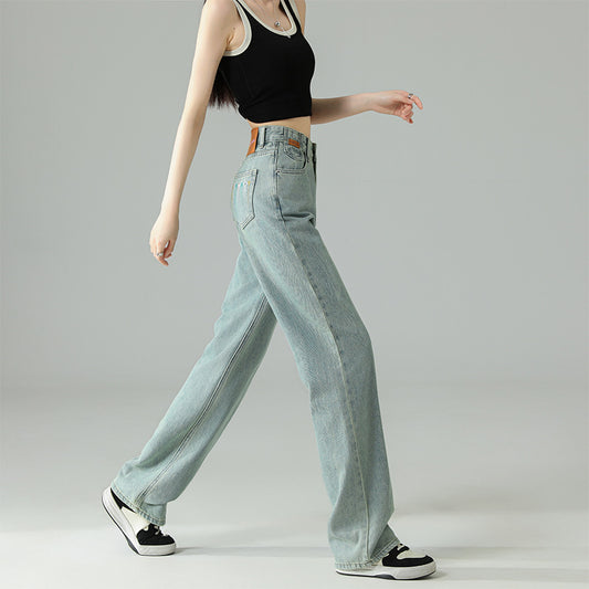 Womens Casual Straight Leg Jeans