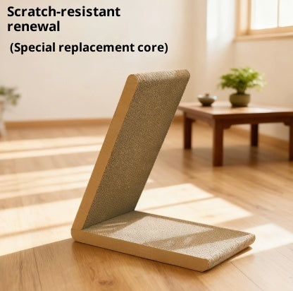 L Shaped Cat Scratcher Climbing Board Toy Pet Furniture Supplies