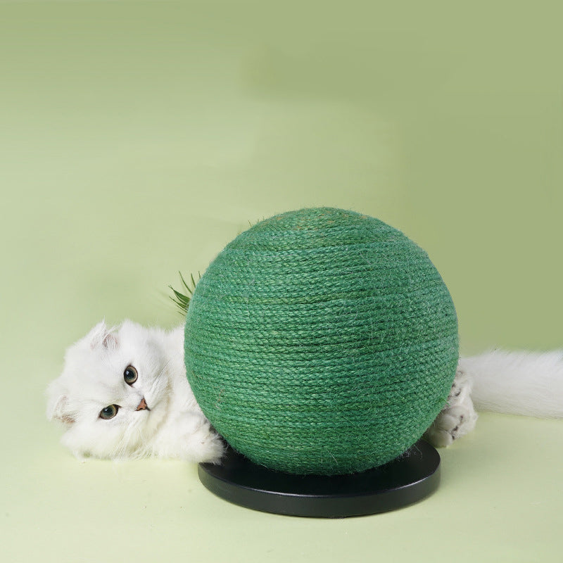 Cat Toy Interactive Rope Ball Scratch Paws